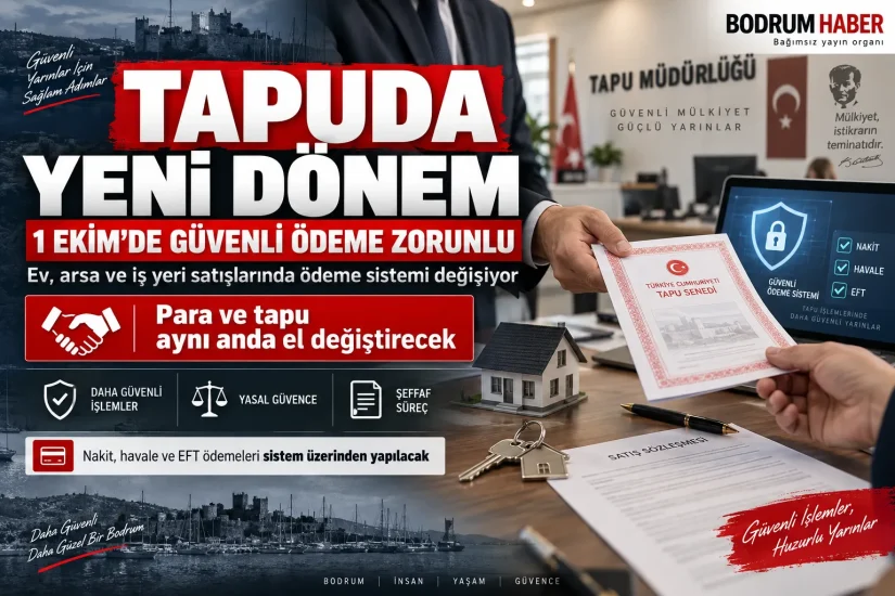 Tapuda Yeni Dönem 1 Ekim’de: Güvenli Ödeme Zorunlu Oluyor