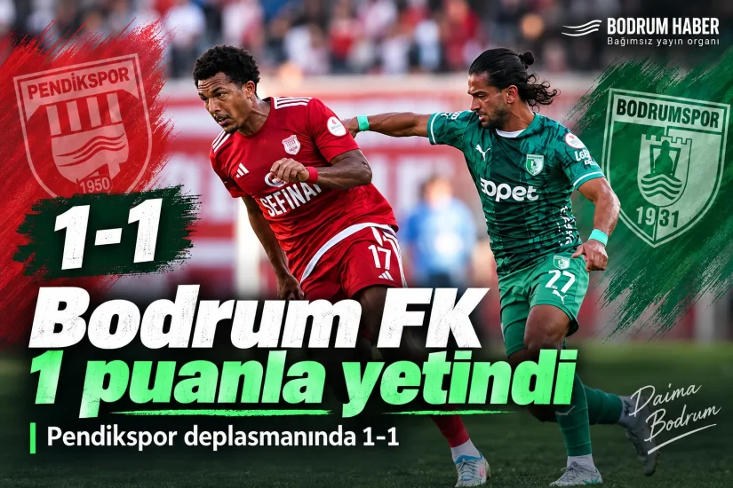 Bodrum FK, Pendikspor Deplasmanından 1 Puanla Döndü