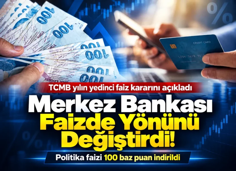 Merkez Bankası Faizde Yönünü Değiştirdi!