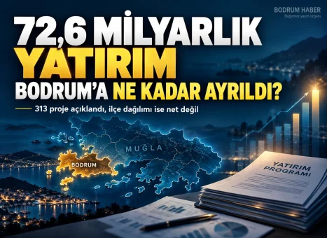 Muğla’nın 72,6 Milyarlık Yatırımı: Bodrum’a Ne Kadar Ayrıldı?