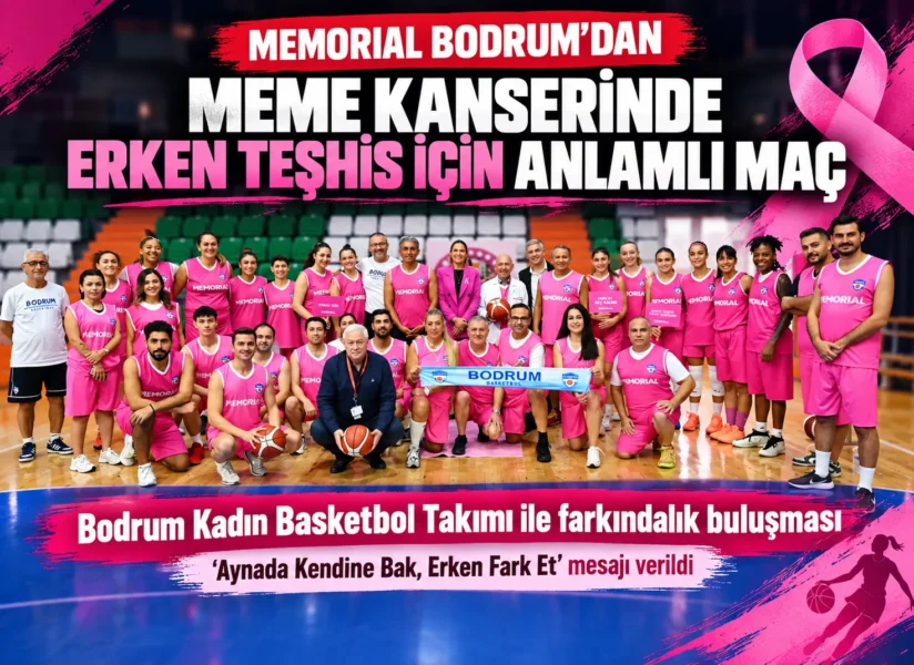 Memorial Bodrum’dan Meme Kanserine Karşı Farkındalık Maçı