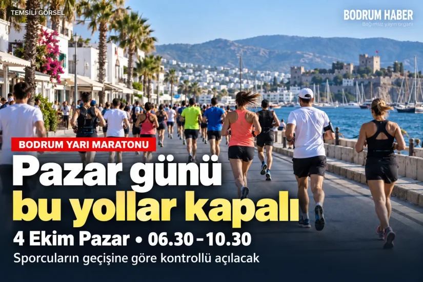 Bodrum’da Pazar Günü Bu Yollar Trafiğe Kapatılacak