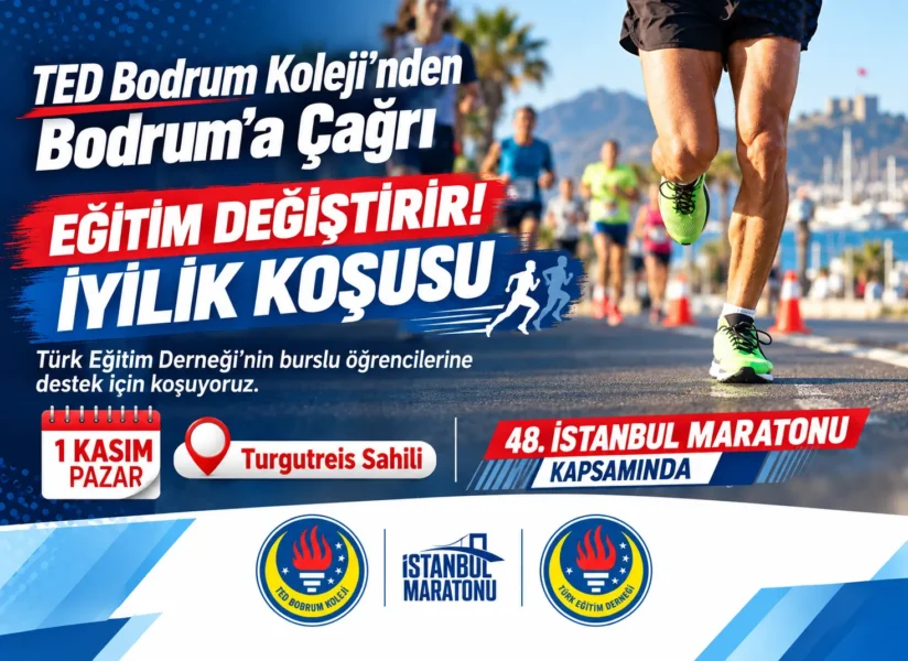 TED Bodrum Koleji’nden 1 Kasım’da Turgutreis’te İyilik Koşusu