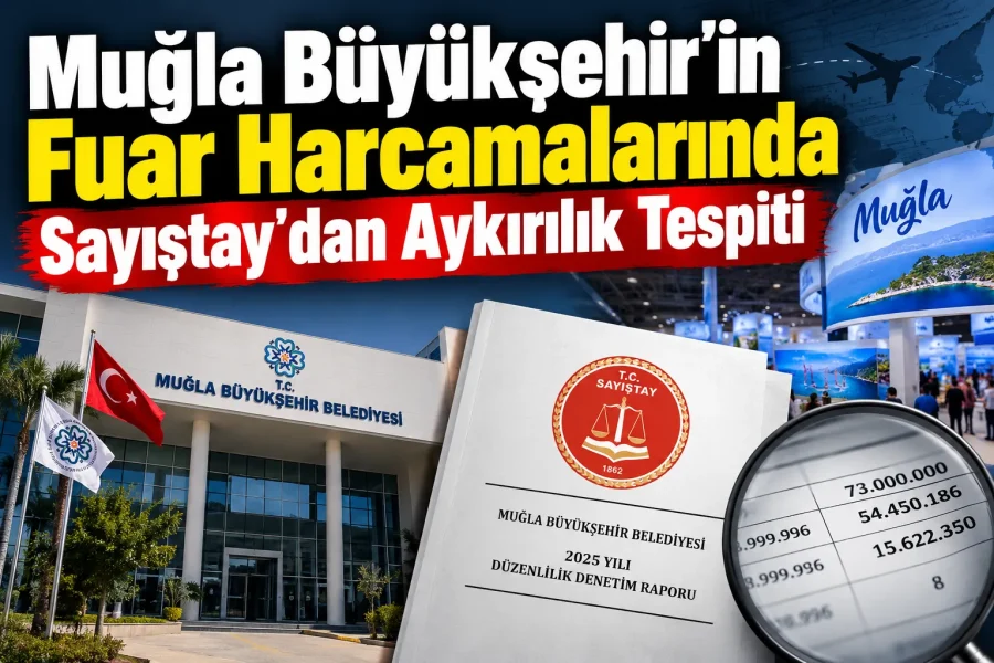 Muğla Büyükşehir’in Fuar Harcamalarında Sayıştay’dan Aykırılık Tespiti